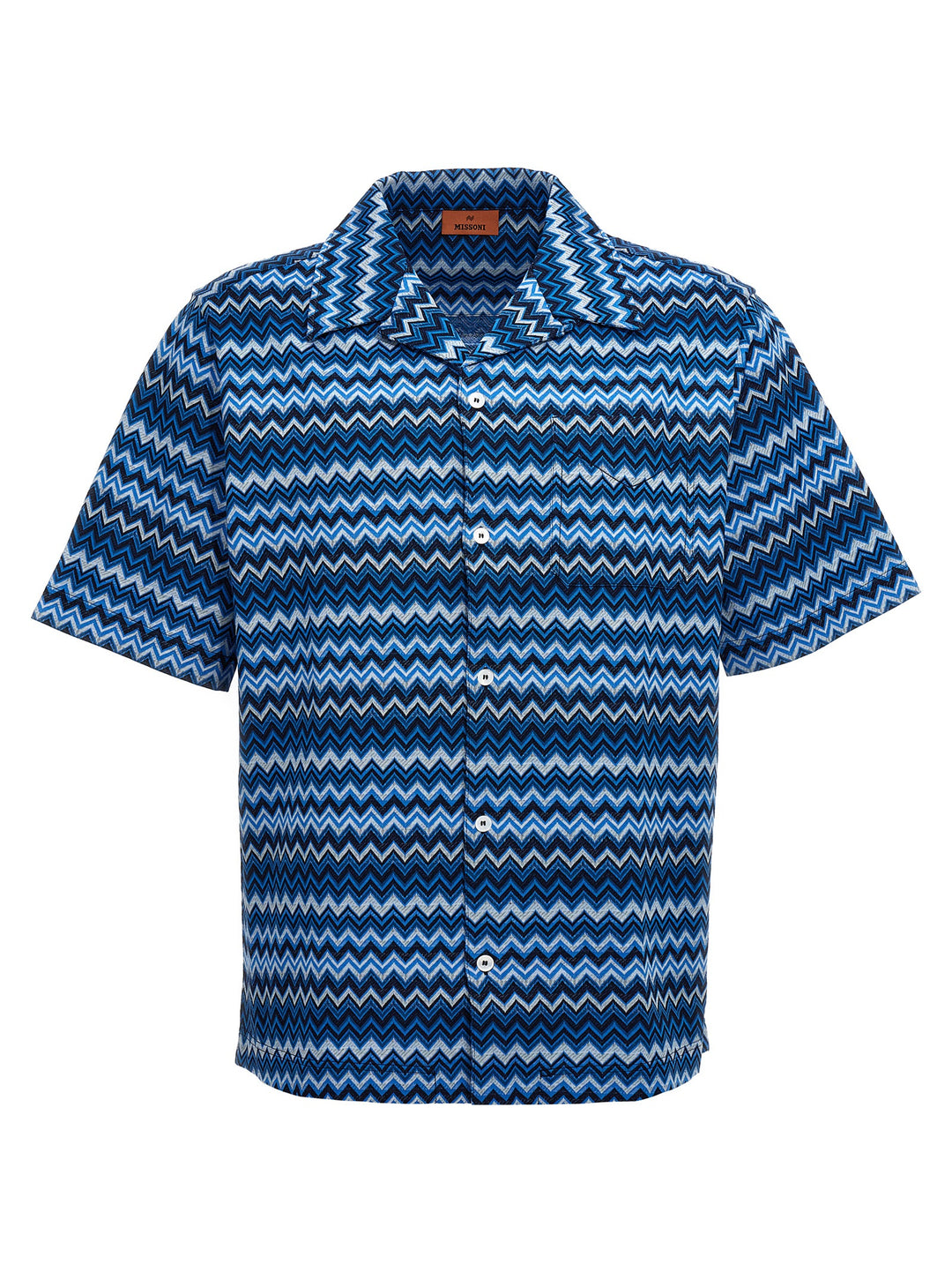 Short-Sleeved Shirt Camicie Blu