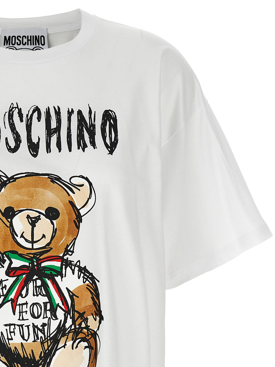 Teddy Bear T Shirt Bianco