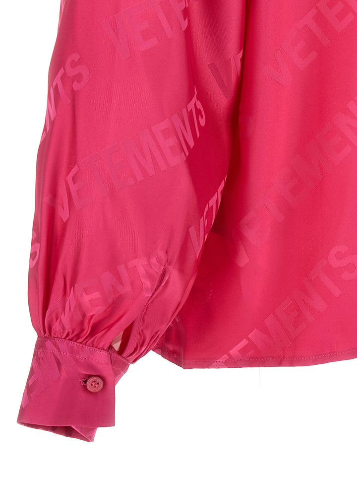 Vetements Monogram Camicie - Fucsia | c975c435ef5a74f237d1fab6f6e899237418b114