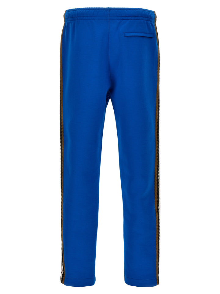 Logo Patch Joggers Pantaloni Blu