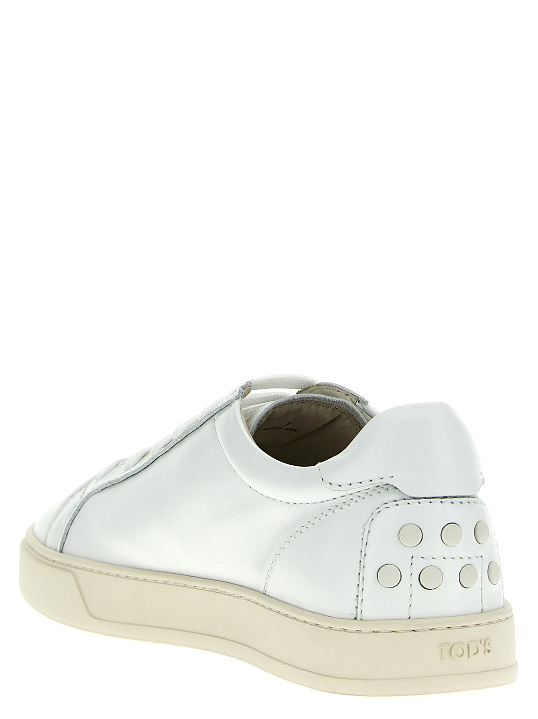 Leather Sneakers Bianco
