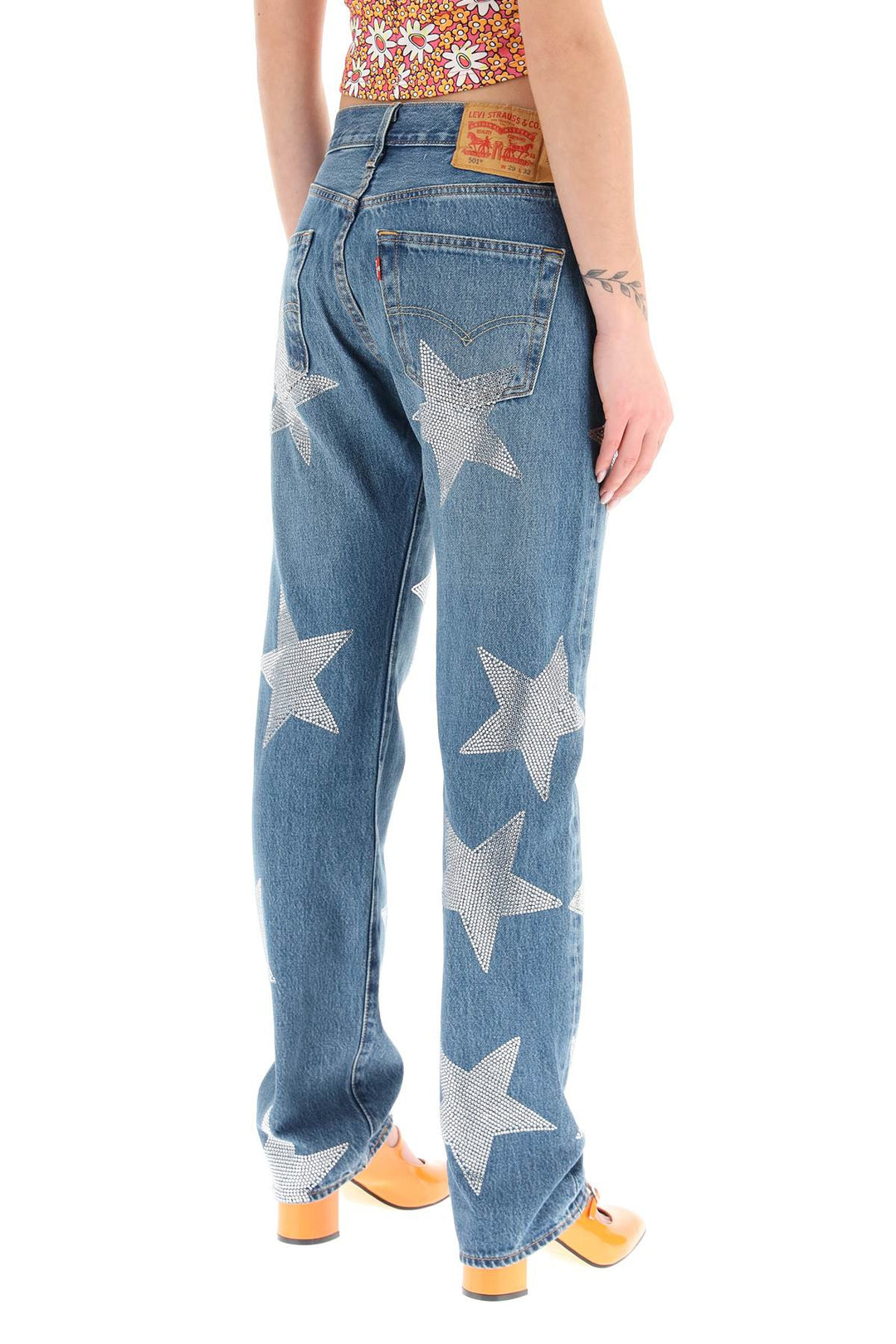 Jeans 'Rhinestone Star' X Levis - Collina Strada - Donna