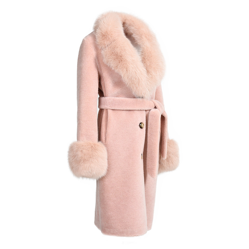 Cappotto Chic Special Rosa in Lana