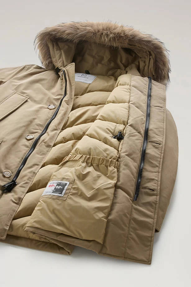 Idee Regalo Jacket Artic Parka Cotone Beige Elmwood Brown - Woolrich - Uomo