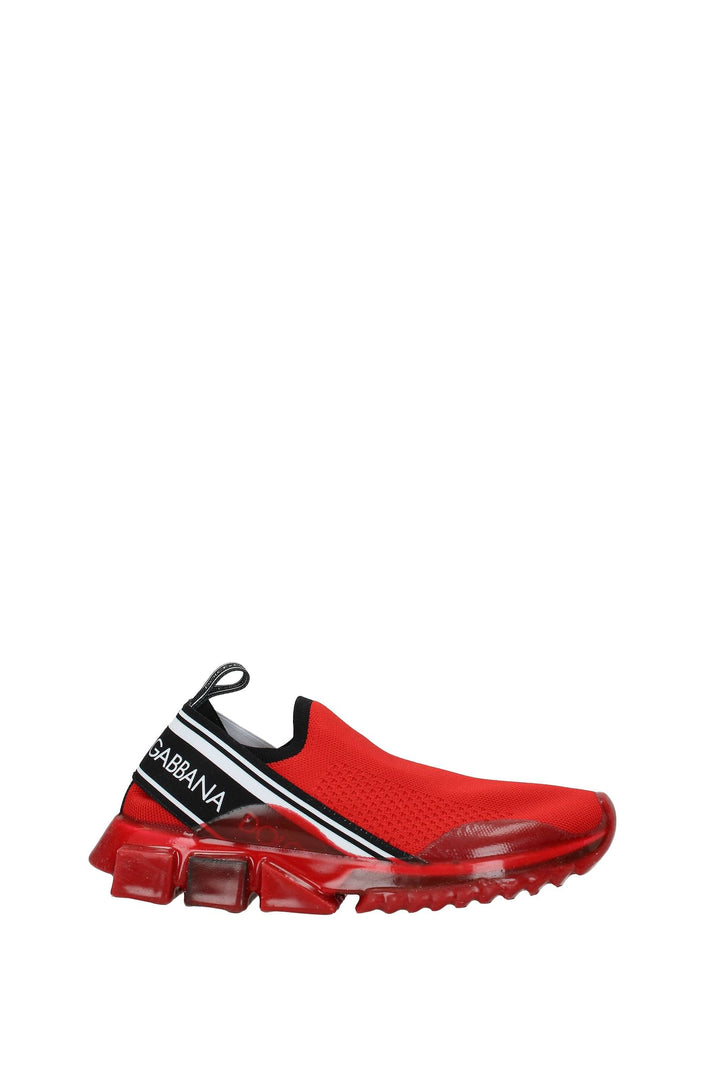 Sneakers Tessuto Rosso - Dolce&Gabbana - Uomo