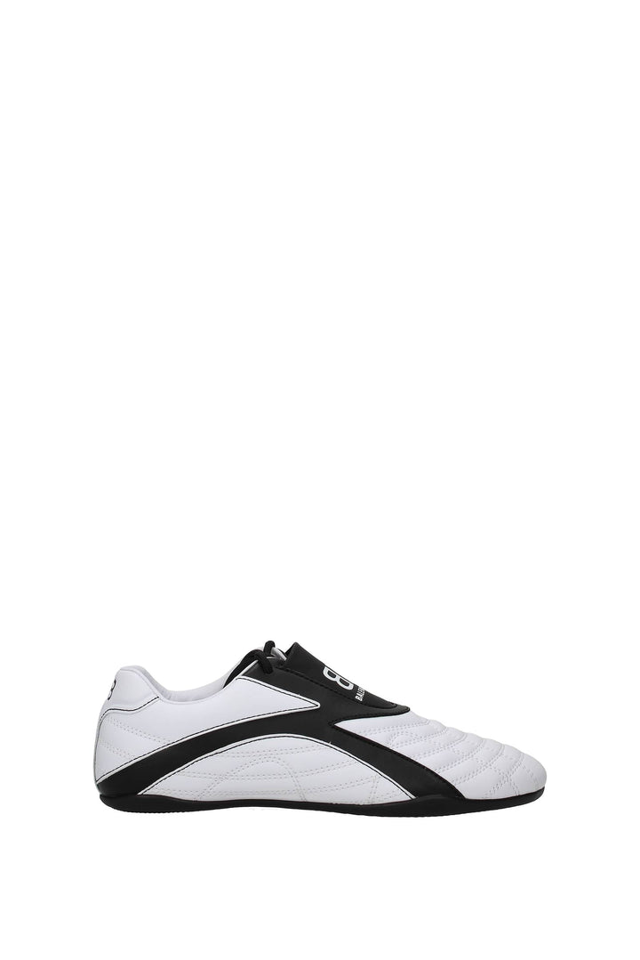 Sneakers Pelle Bianco Nero - Balenciaga - Donna