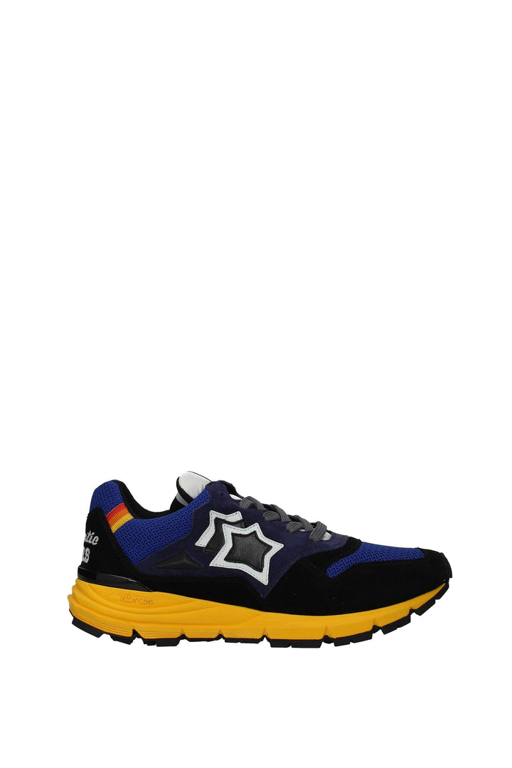 Sneakers Polaris Tessuto Nero Blu Navy - Atlantic Stars - Uomo