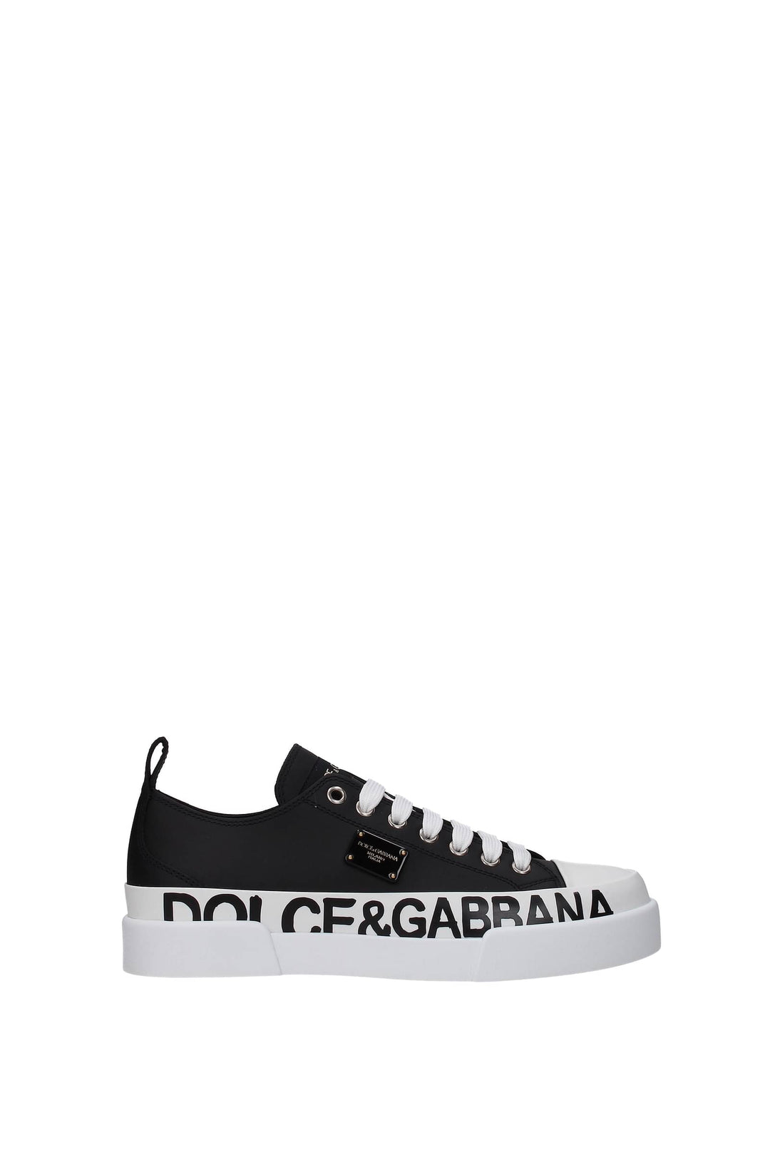 Sneakers Pelle Nero Nero - Dolce&Gabbana - Donna
