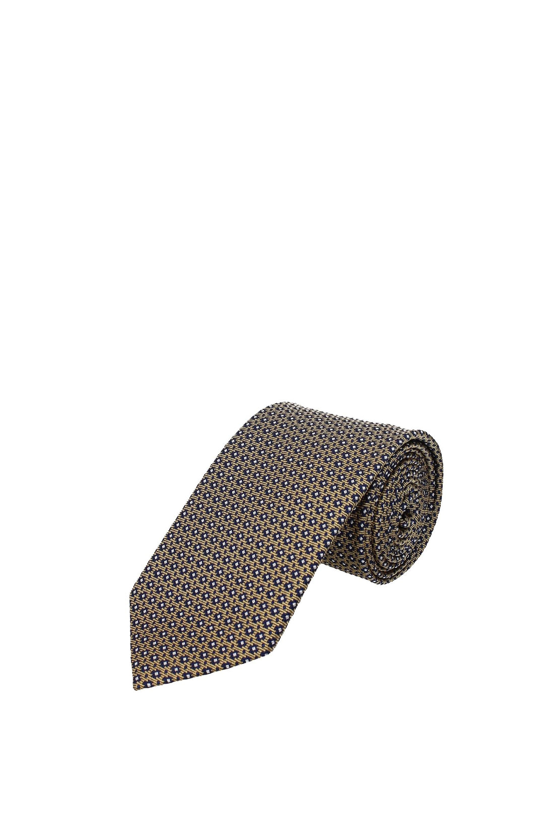 Cravatte Seta Oro Blu - Zegna - Uomo