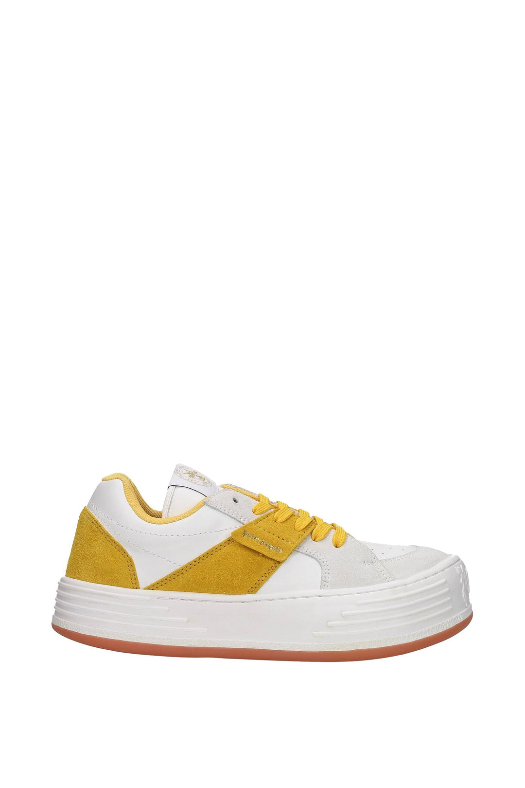 Sneakers Pelle Bianco Giallo - Palm Angels - Uomo