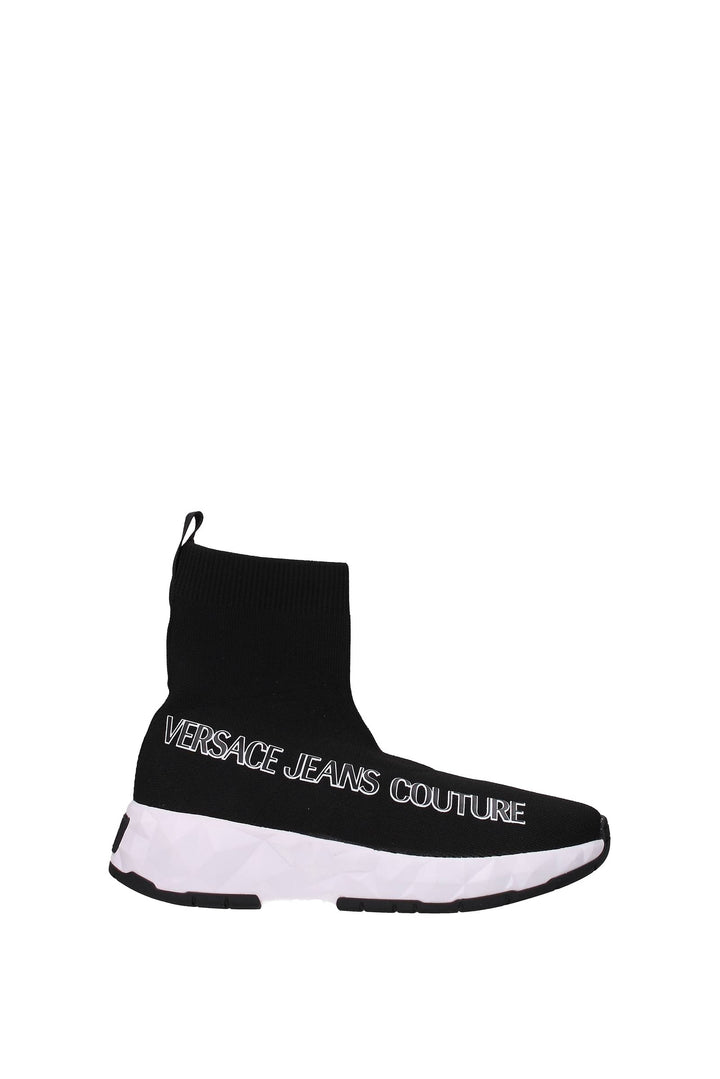 Sneakers Couture Tessuto Nero - Versace Jeans - Donna