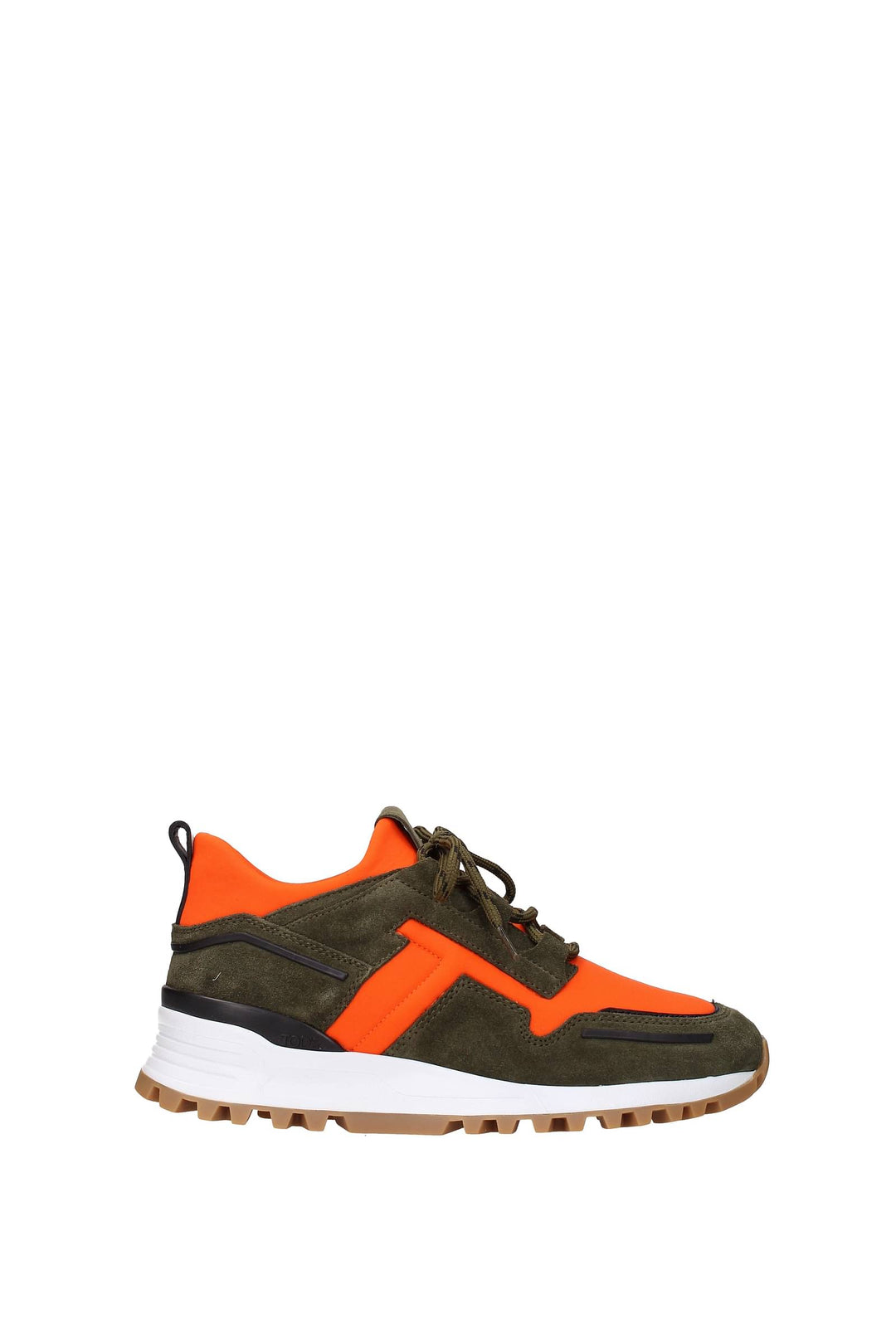 Sneakers Tessuto Arancione Oliva - Tod's - Uomo