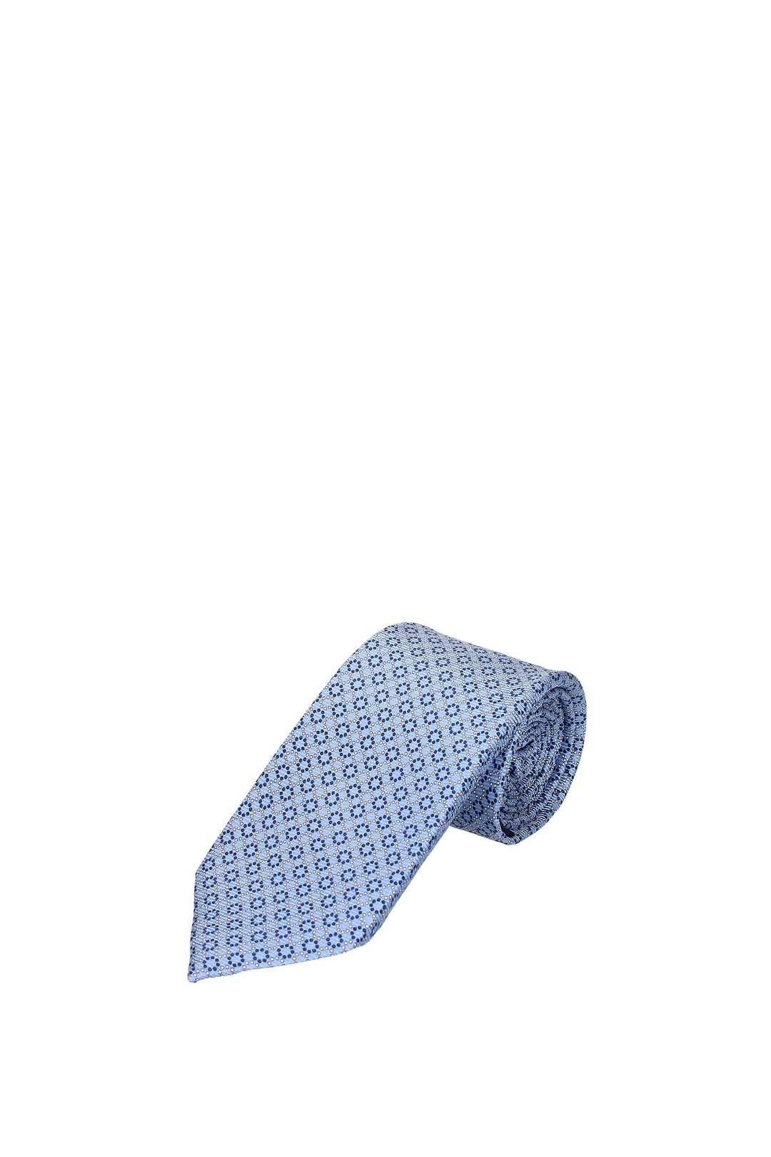 Cravatte Seta Celeste Blu - Zegna - Uomo