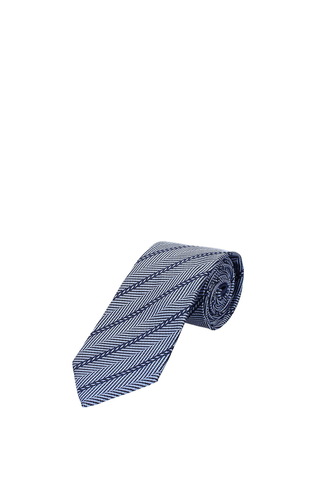 Cravatte Seta Celeste Blu - Zegna - Uomo