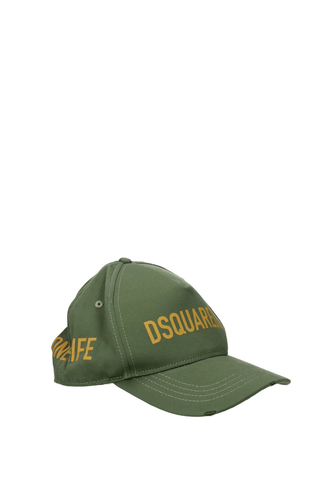 Cappelli Cotone Verde Verde Militare - Dsquared2 - Uomo