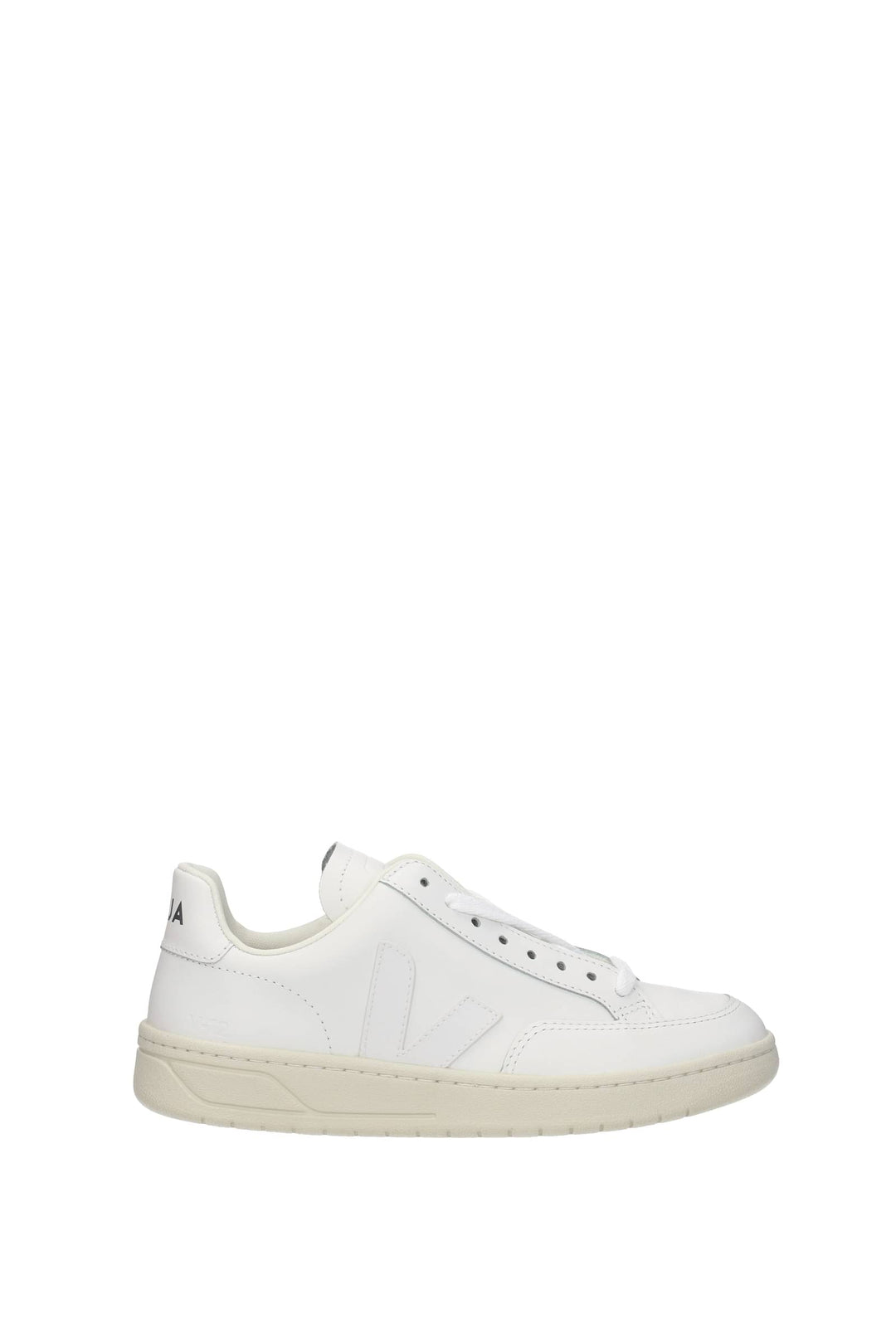Sneakers V 12 Pelle Bianco Bianco - Veja - Donna