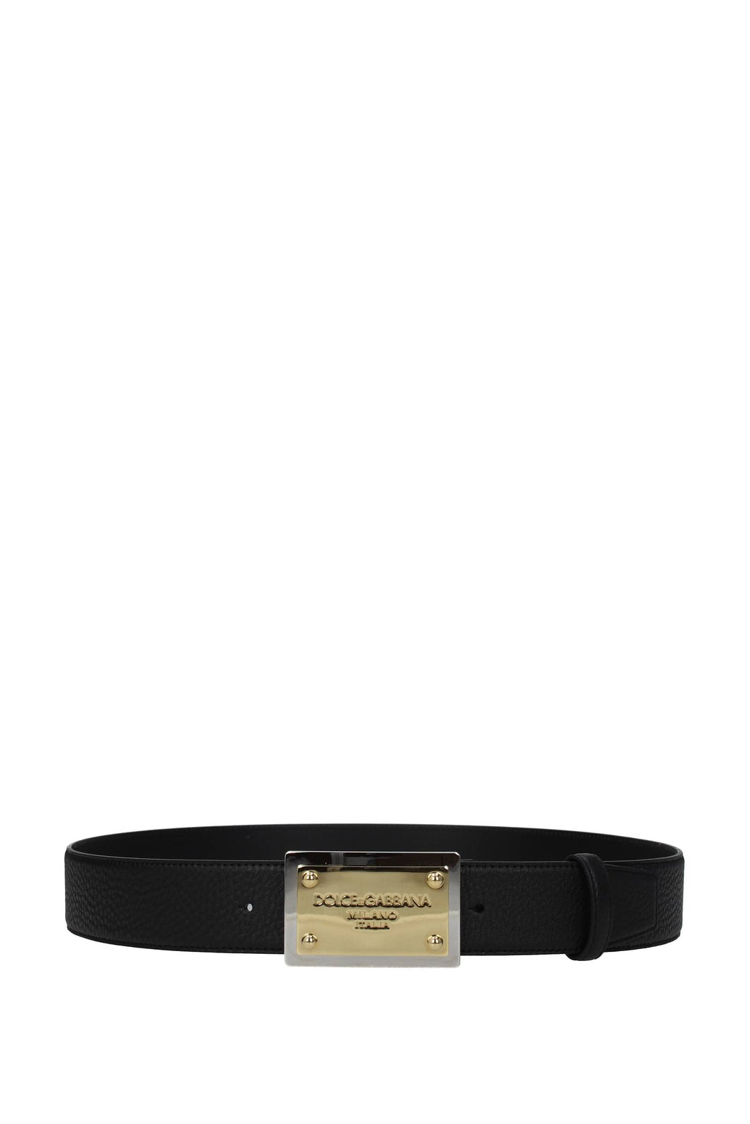 Cinture Regular Pelle Nero - Dolce&Gabbana - Uomo