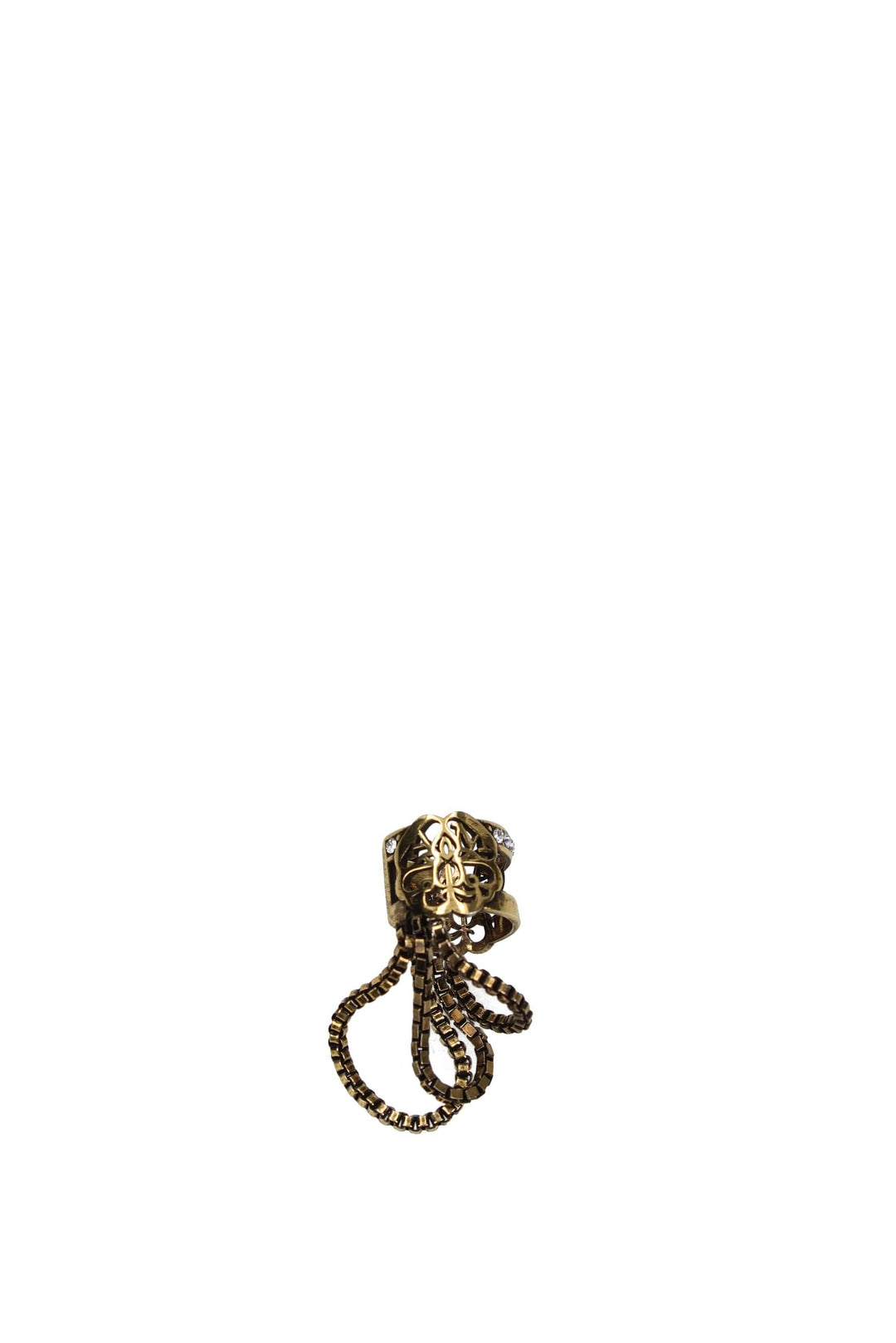 Orecchini Earring Ottone Oro Oro Antico - Alexander McQueen - Donna