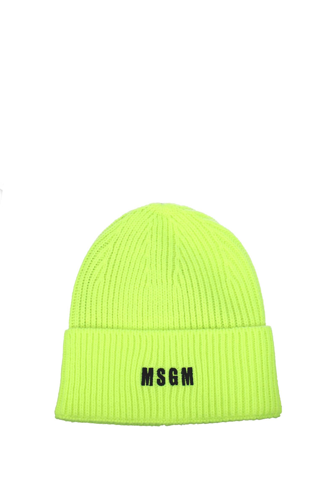 Cappelli Acrilica Verde Verde Fluo - MSGM - Uomo