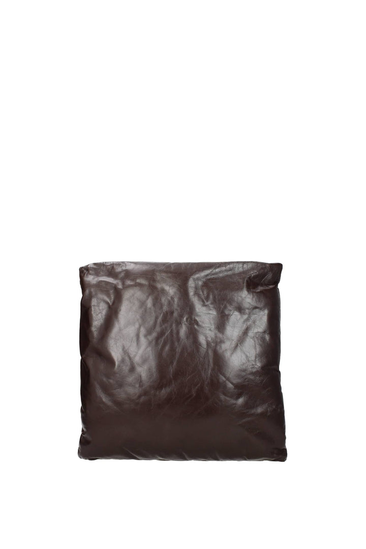 Pochette Cushion Pelle Marrone Cioccolato Fondente - Bottega Veneta - Donna