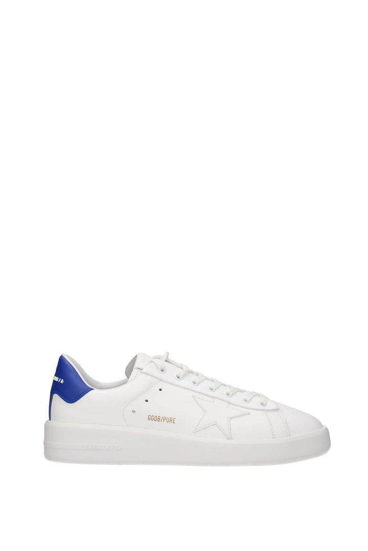 Sneakers Pelle Bianco Blu - Golden Goose - Uomo