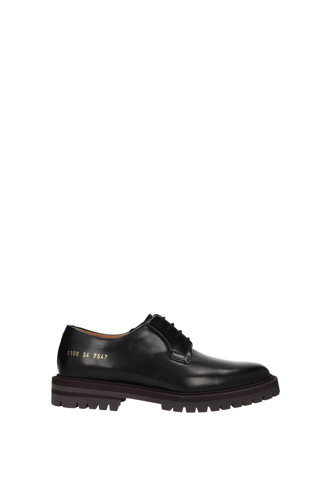 Derby Pelle Nero - Common Projects - Donna
