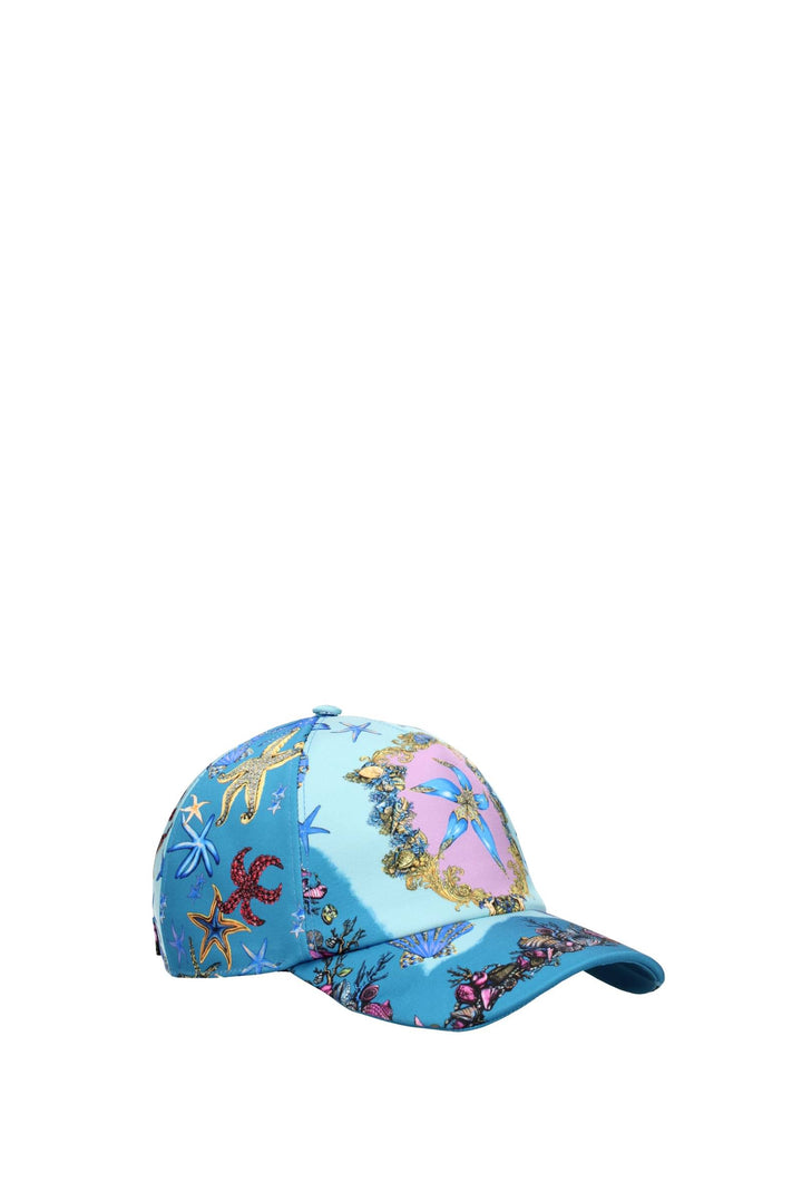Cappelli Poliestere Celeste Multicolore - Versace - Donna