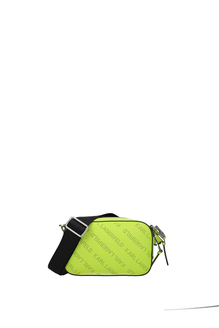 Borse A Tracolla Pelle Verde Lime - Karl Lagerfeld - Donna
