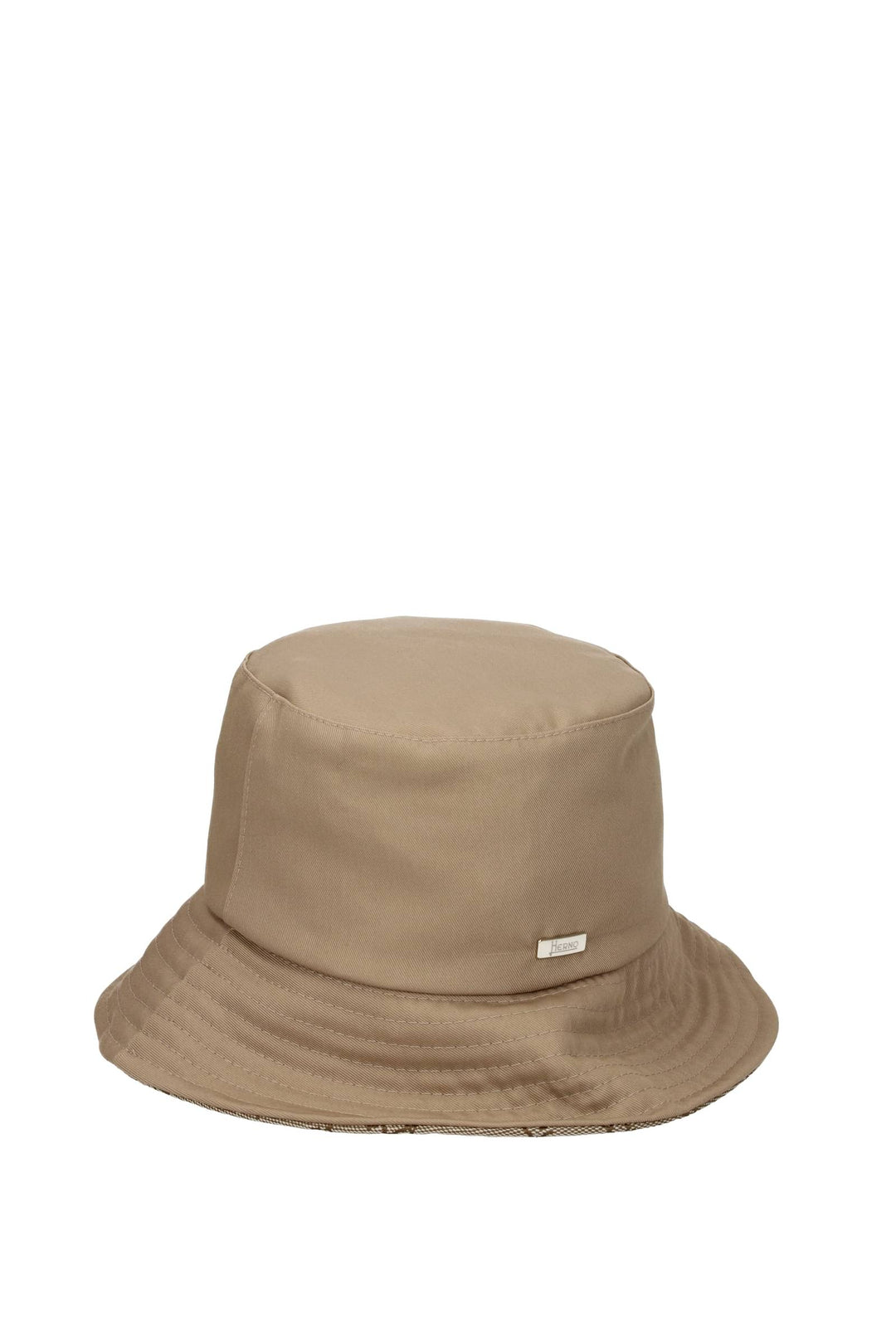 Cappelli Cotone Beige Sabbia - Herno - Uomo