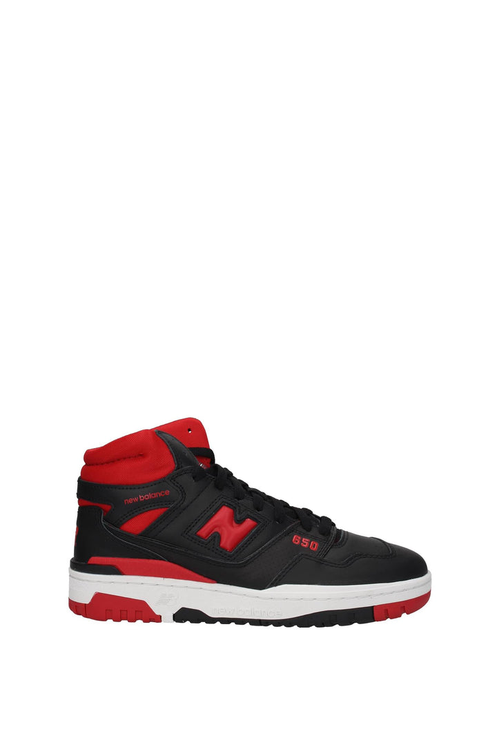 Sneakers 650 Pelle Nero Rosso - New Balance - Uomo