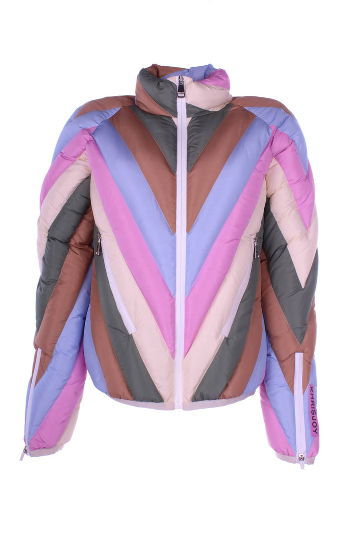 Idee Regalo Ski Chevron Jacket Poliestere Multicolor - Khrisjoy - Donna