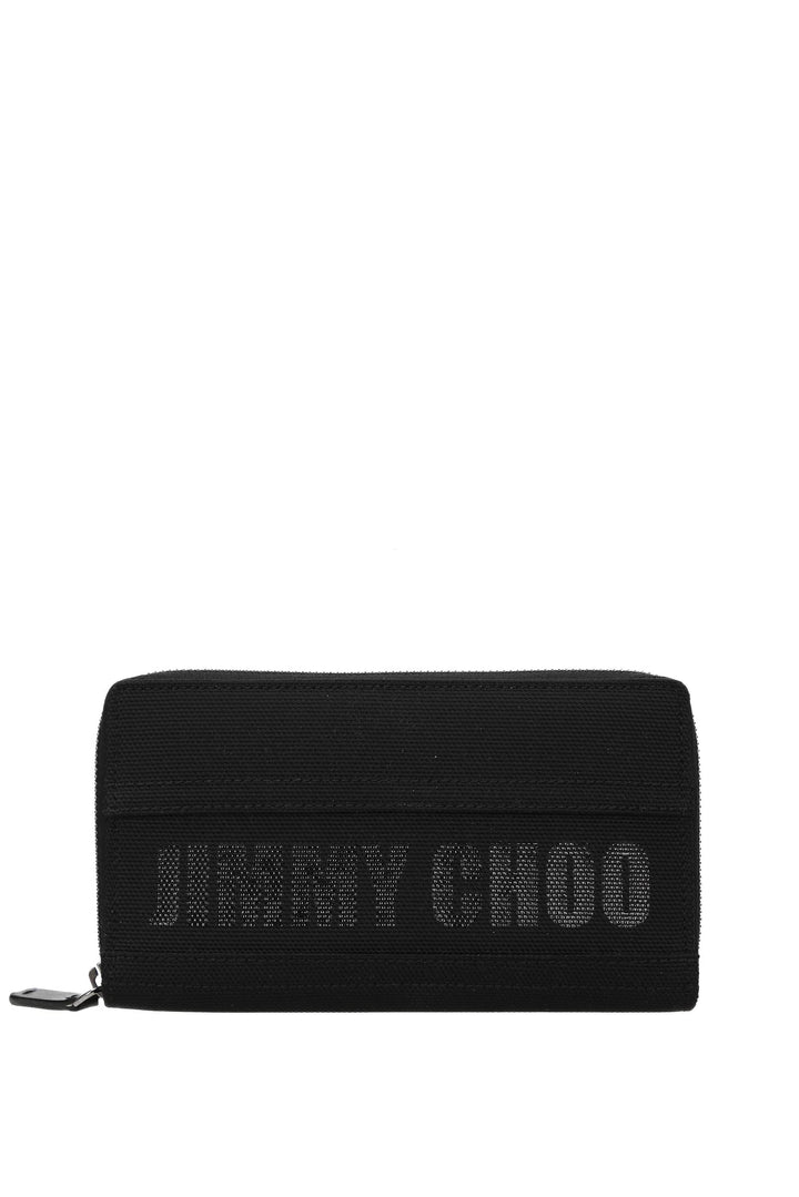 Portafogli Carnaby Tessuto Nero - Jimmy Choo - Uomo