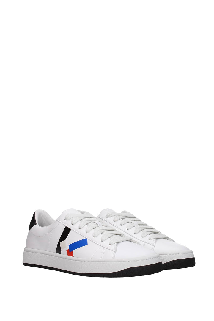 Sneakers Pelle Bianco Multicolore - Kenzo - Uomo