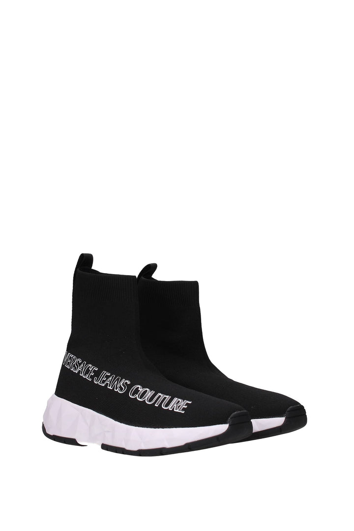 Sneakers Couture Tessuto Nero - Versace Jeans - Donna