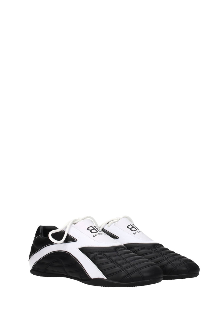 Sneakers Zen Pelle Nero Bianco - Balenciaga - Uomo