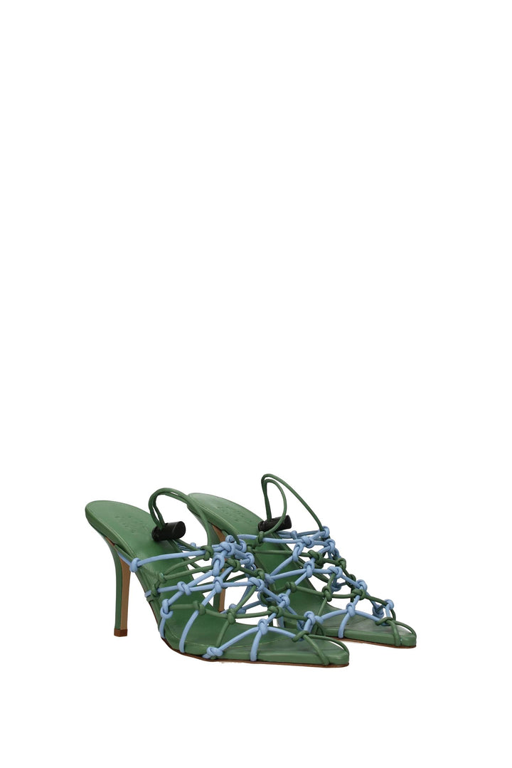 Sandali Plexiglass Verde Ghiaccio - Gia Borghini