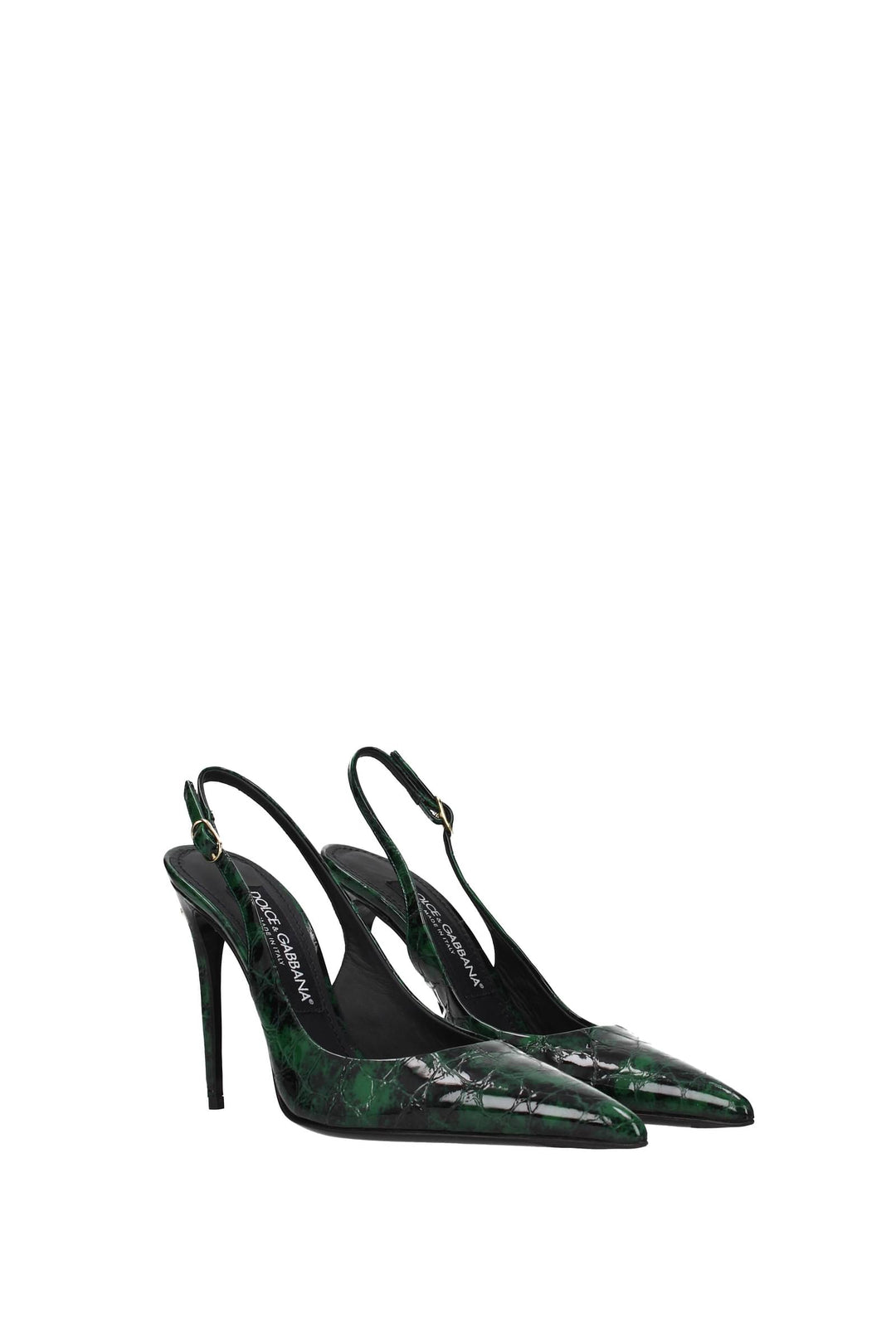 Sandali Vernice Verde Smeraldo - Dolce&Gabbana - Donna