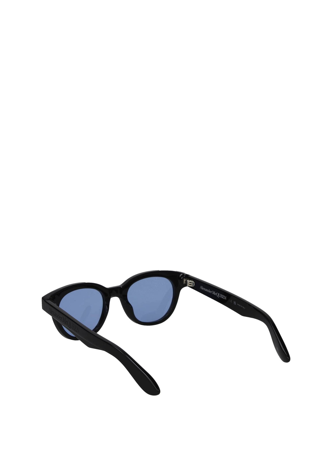 Occhiali Da Sole Acetato Nero Blu - Alexander McQueen - Uomo