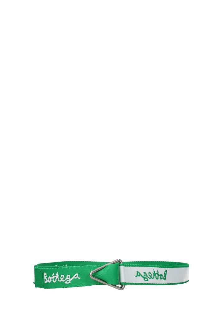 Cinture Regular Tessuto Verde Bianco - Bottega Veneta - Uomo