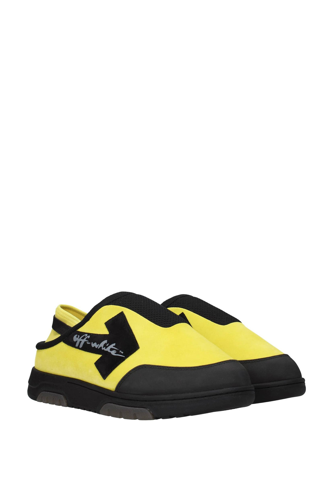Sneakers Out Of Office Camoscio Giallo - Off-White - Uomo