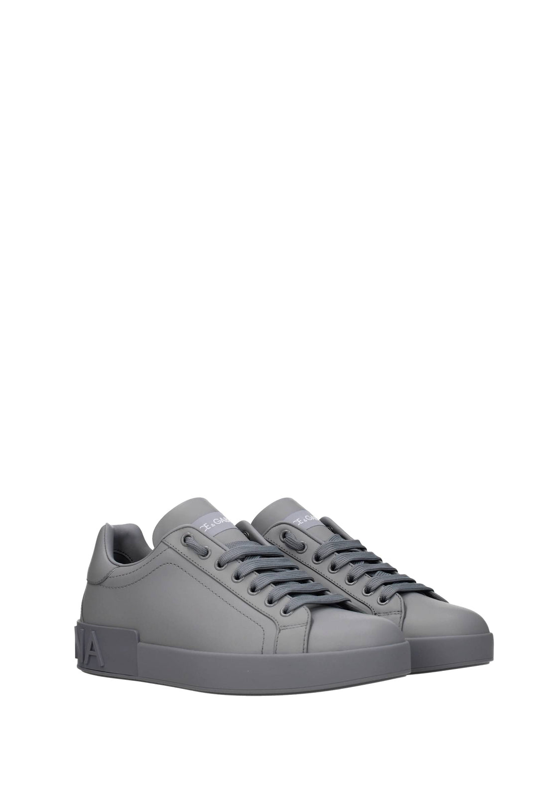 Sneakers Pelle Grigio Antracite - Dolce&Gabbana - Uomo