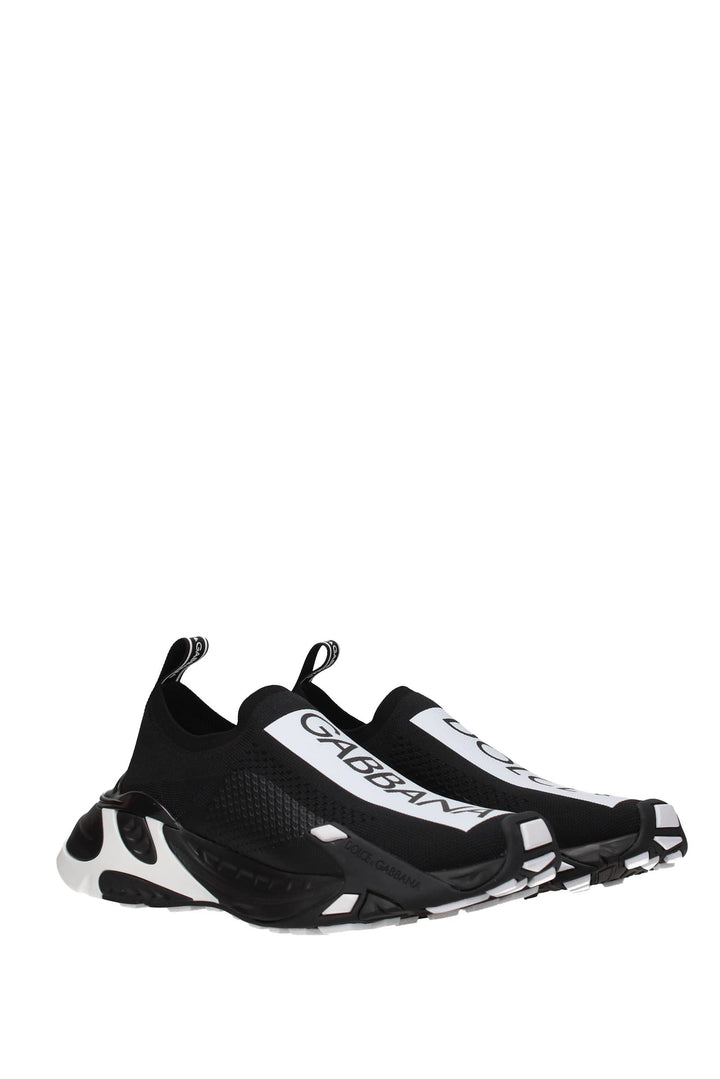 Sneakers Fast Tessuto Nero Bianco - Dolce&Gabbana - Uomo