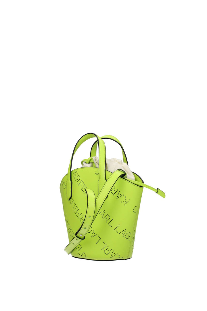 Borse A Mano Pelle Verde Lime - Karl Lagerfeld - Donna