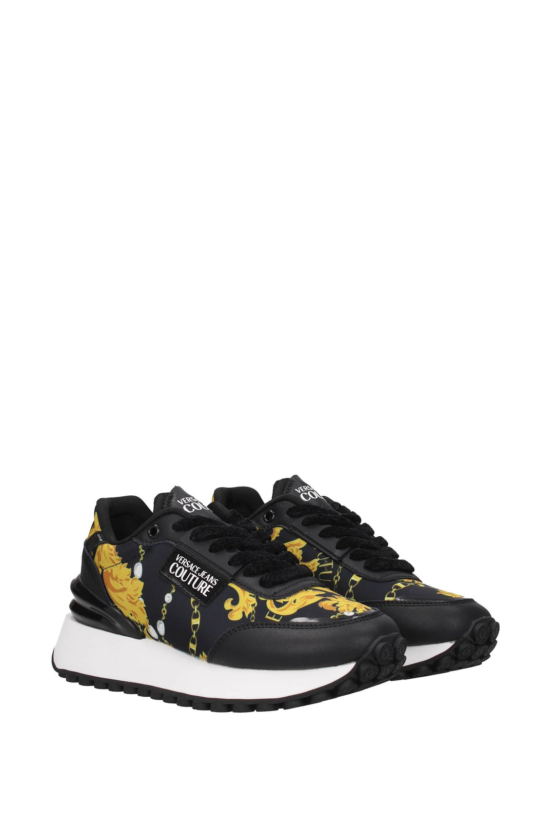 Versace Jeans Sneakers Couture Tessuto Nero - Versace Jeans Couture - Donna
