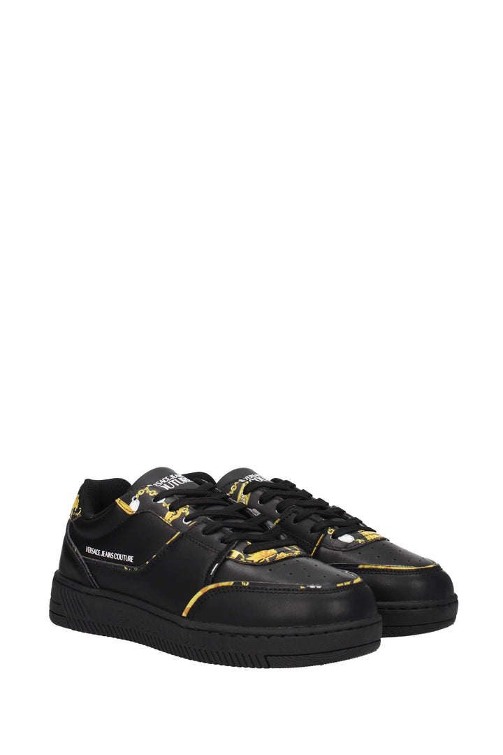 Versace Jeans Sneakers Couture Pelle Nero - Versace Jeans Couture - Donna