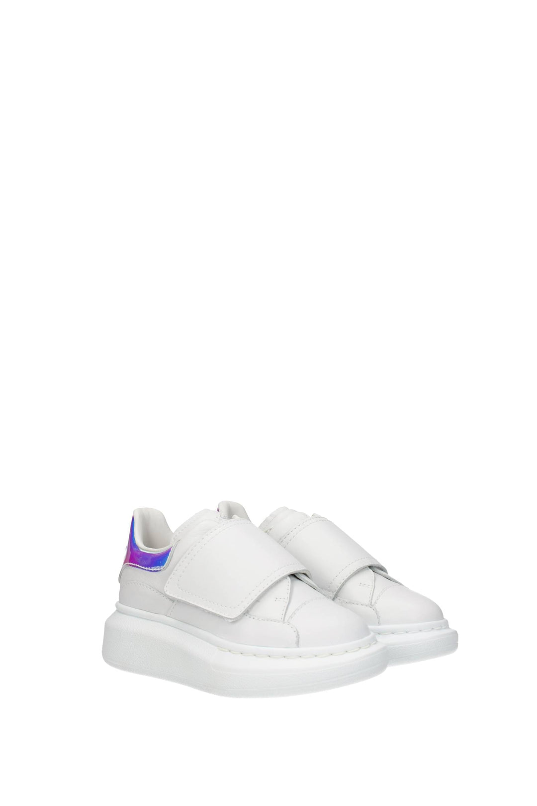 Idee Regalo Sneakers Kids Pelle Bianco Multicolore - Alexander McQueen - Donna