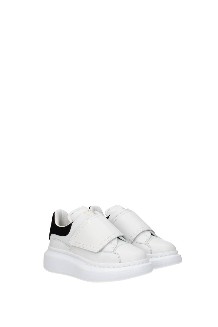 Idee Regalo Sneakers Kids Pelle Bianco Nero - Alexander McQueen - Uomo