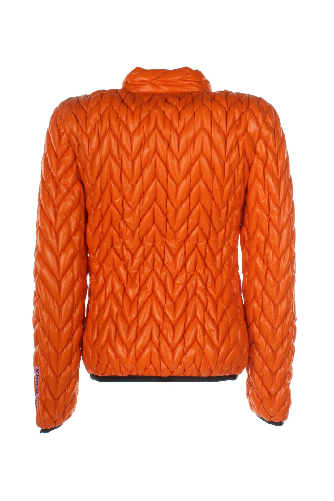 Idee Regalo Ski Chevron Quilted Jacket Poliammide Arancione - Khrisjoy - Donna