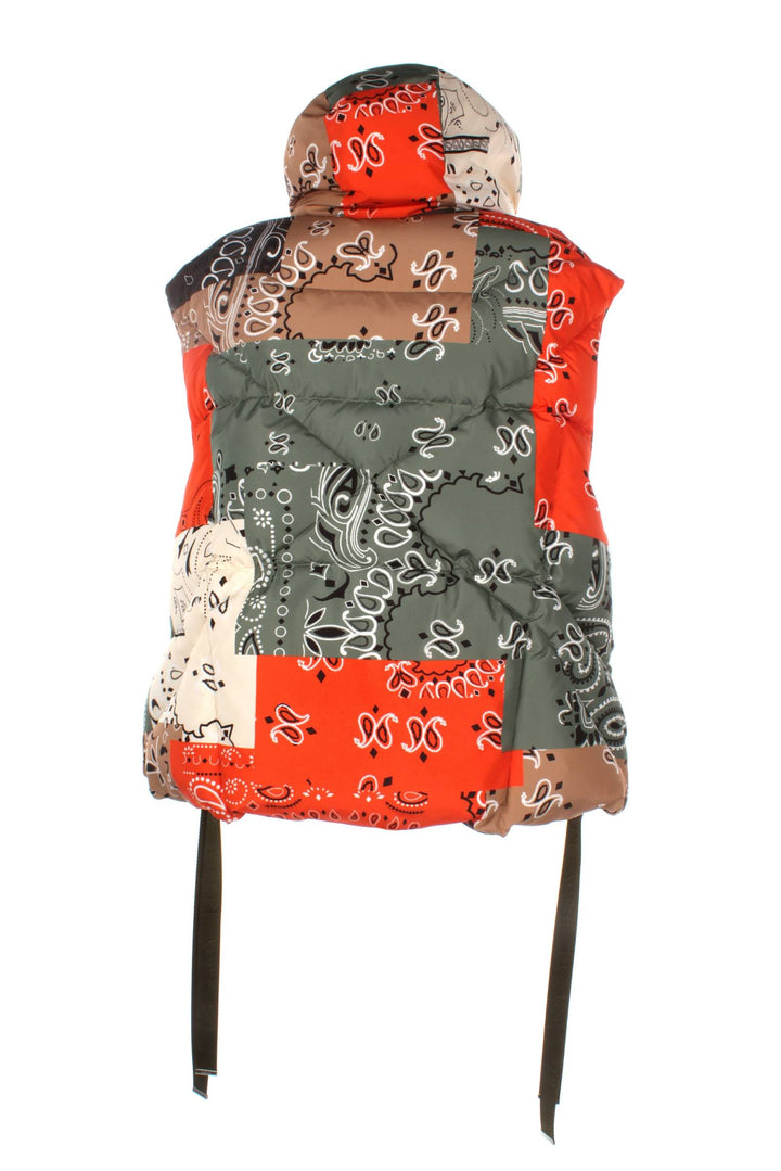 Idee Regalo Puff Vest Pach Bandana Poliestere Multicolor - Khrisjoy - Donna