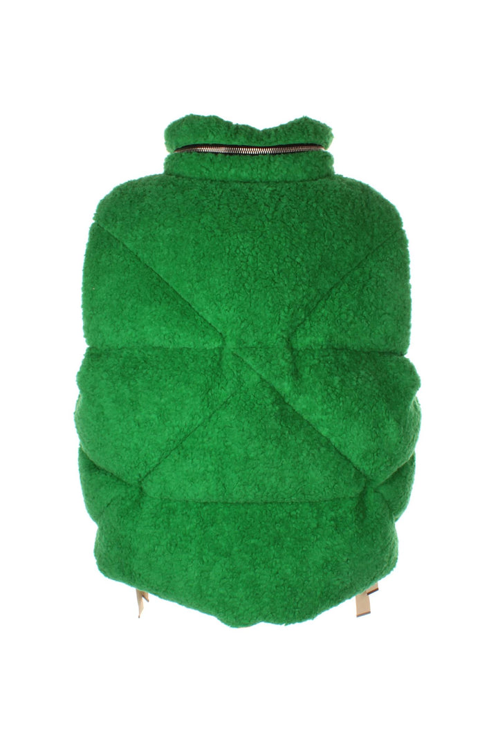Idee Regalo Puff Oversize Vest Pile Poliestere Verde Verde Chiaro - Khrisjoy - Uomo